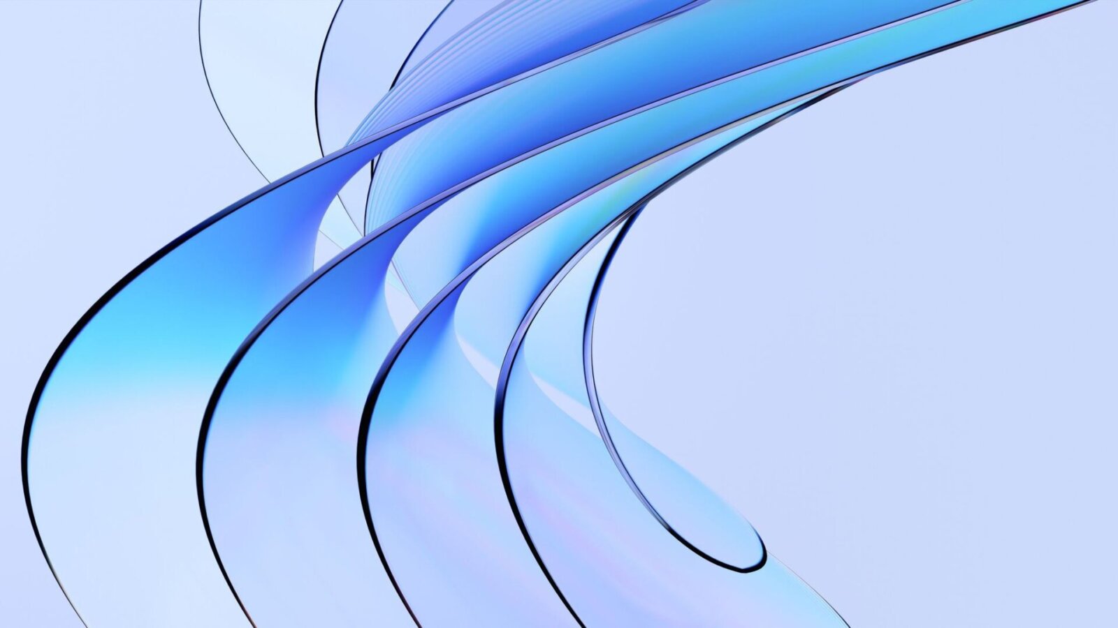 abstract shape with minimal light