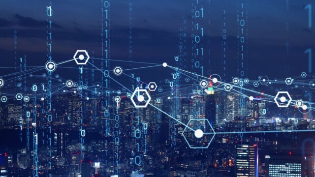 Network data in a city.